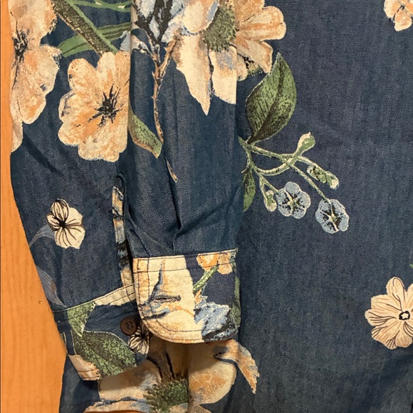 Floral Blu women Shirt - Picture 4 of 6